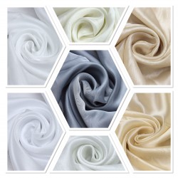 Scott V--501 Wholesale Modern Linen Tulle Curtain Fabrics Living Room and Bedroom Curtains 11 Models 100% Polyester